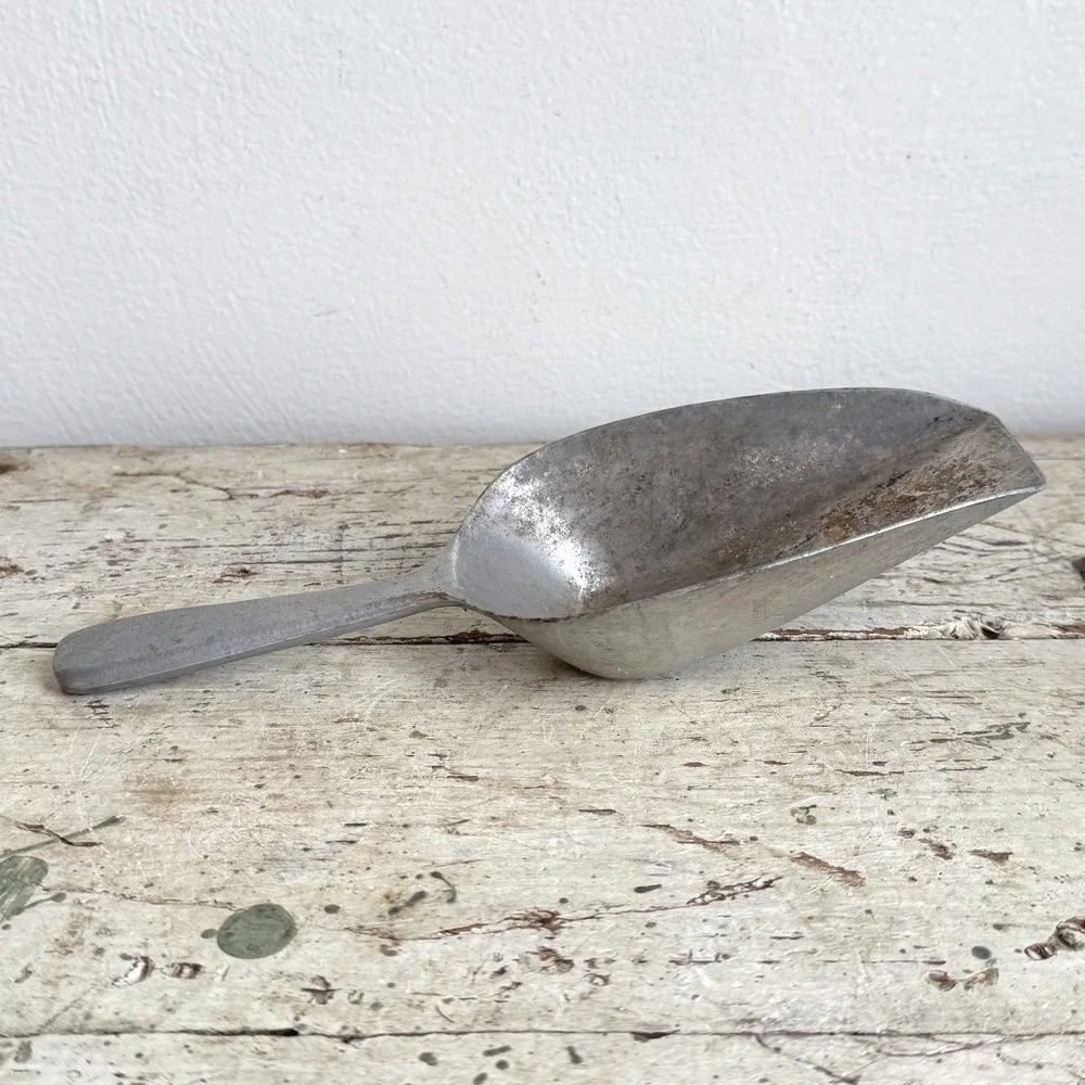 Vintage West Germany 240 Cast Aluminum Hand Scoop Industrial Utility Tool 9.5